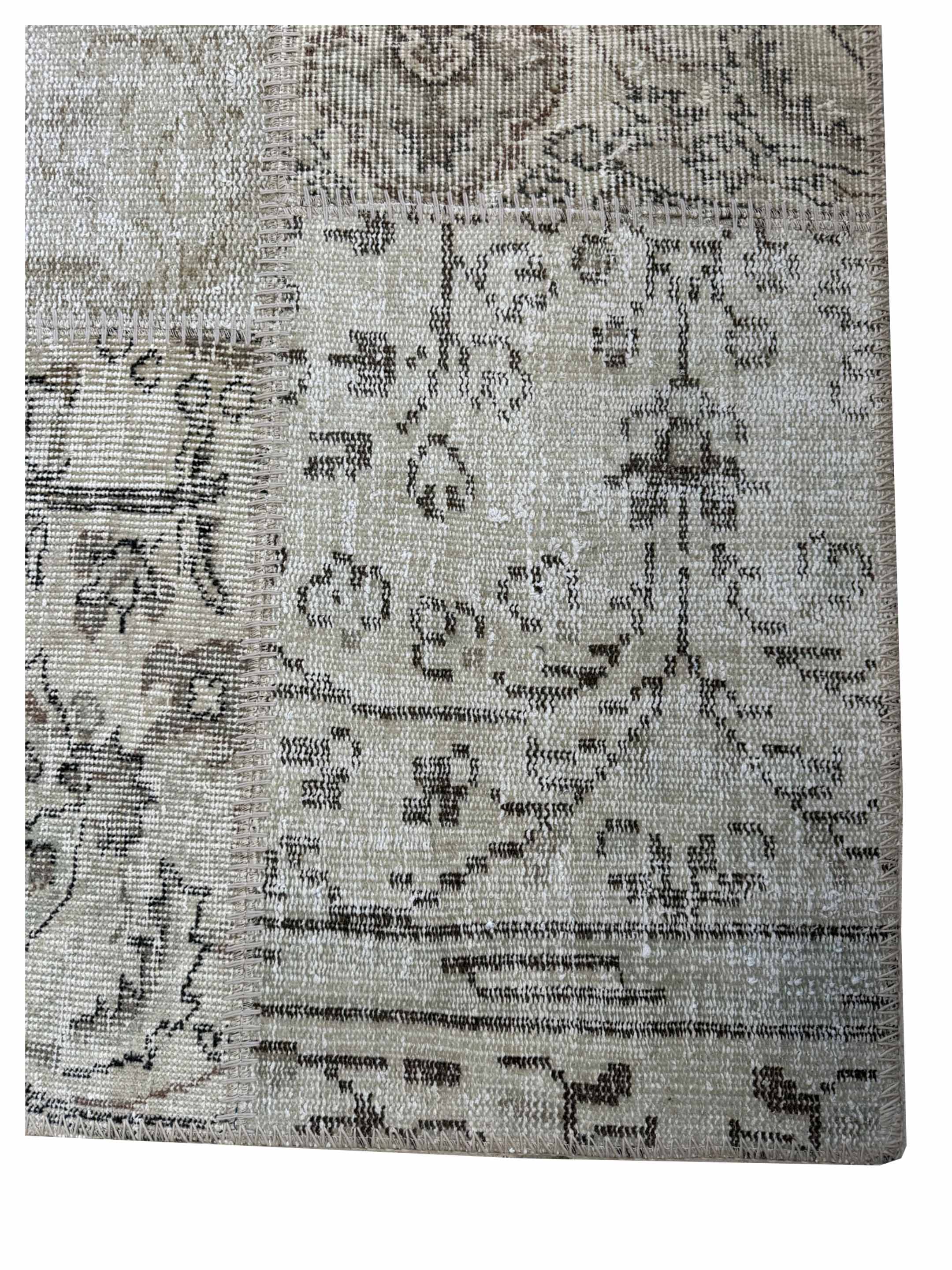Vintage Fragments Hand Knotted Beige 3x5 - Image 2 of 3