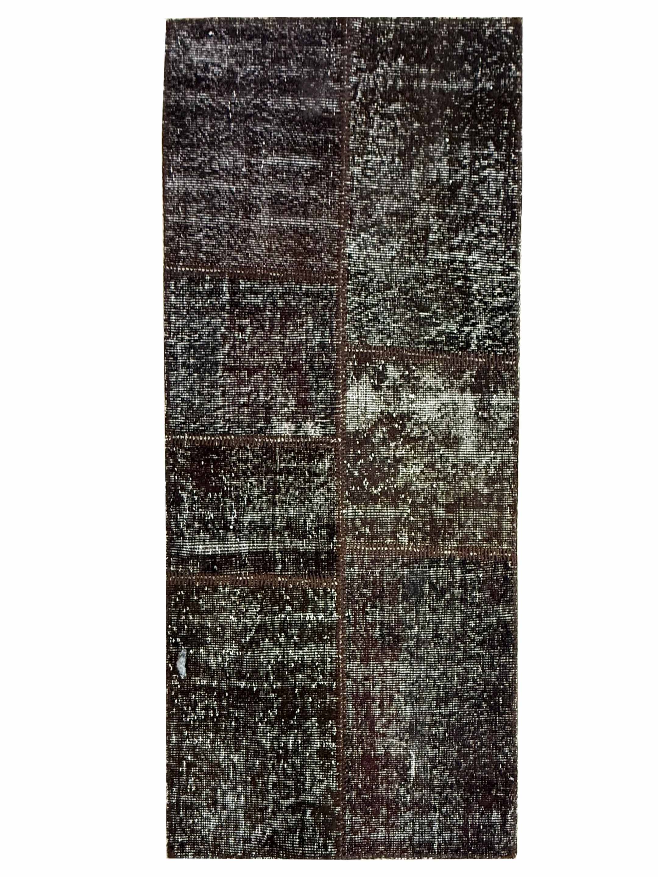 Vintage Fragments Hand Knotted Brown 3x5