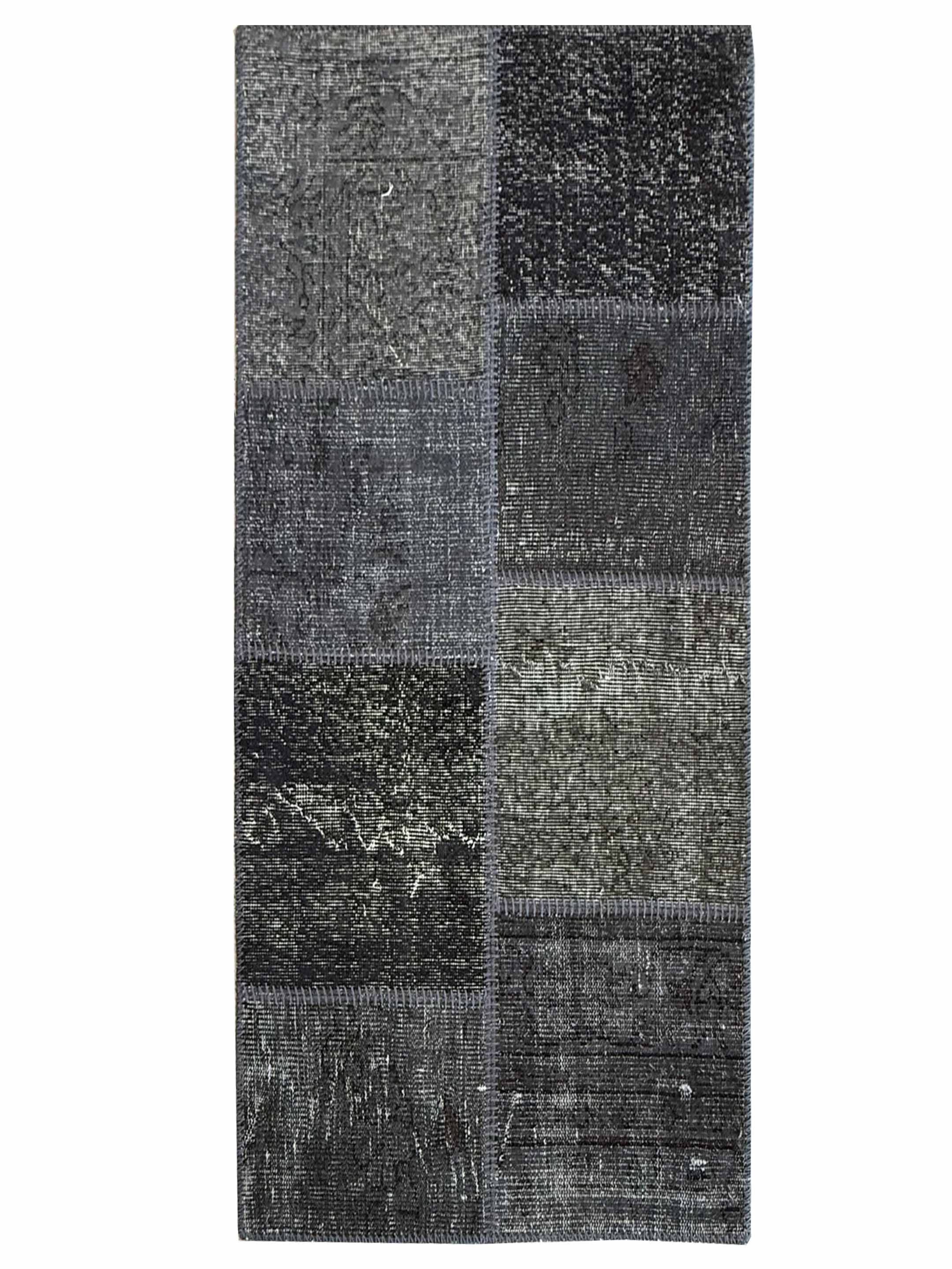 Vintage Fragments Hand Knotted Gray 3x5