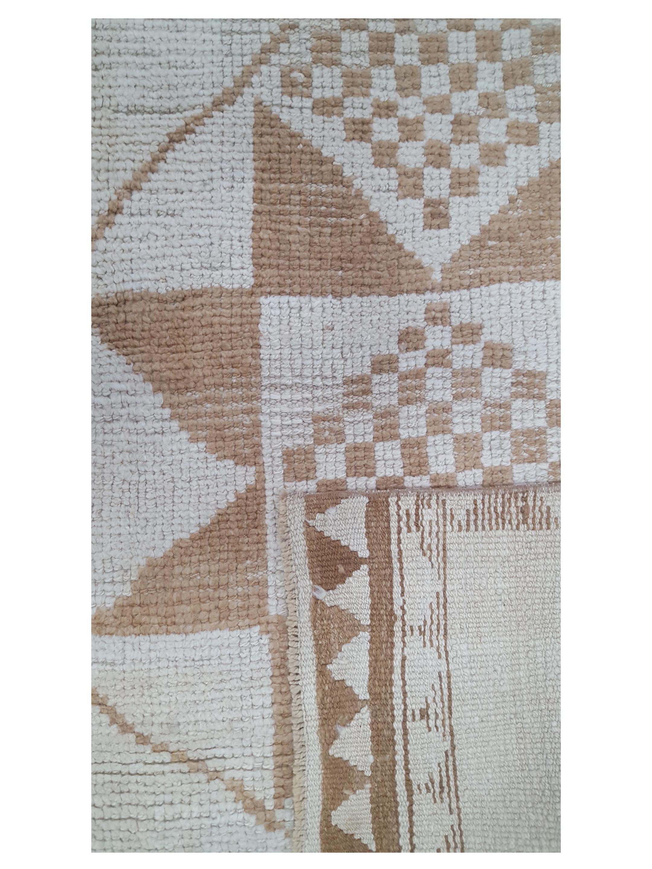 Anatolian-Natural Hand Knotted Beige 3x11 - Image 3 of 3