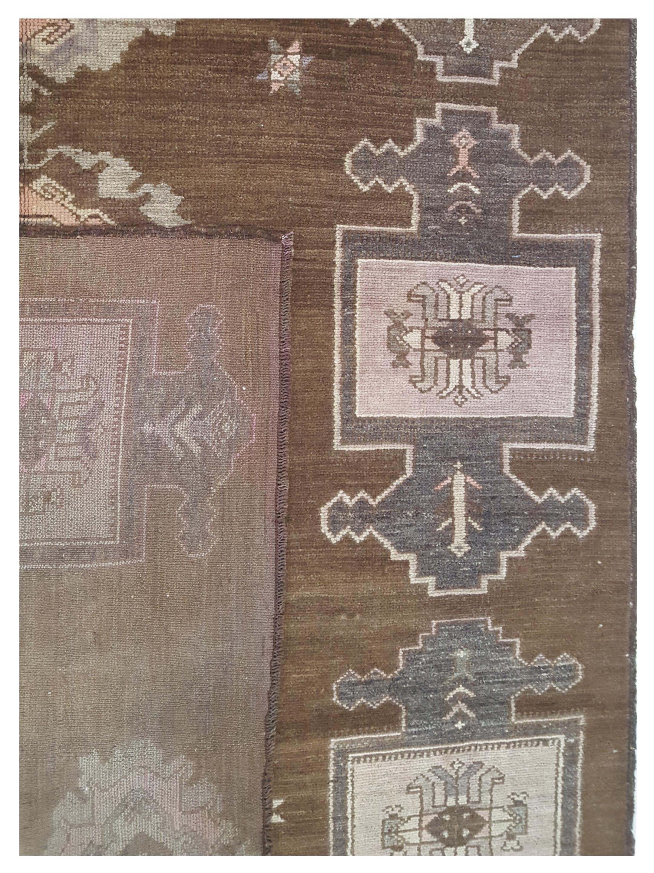 Kars Hand Knotted Mocha 6x12 - Image 4 of 4