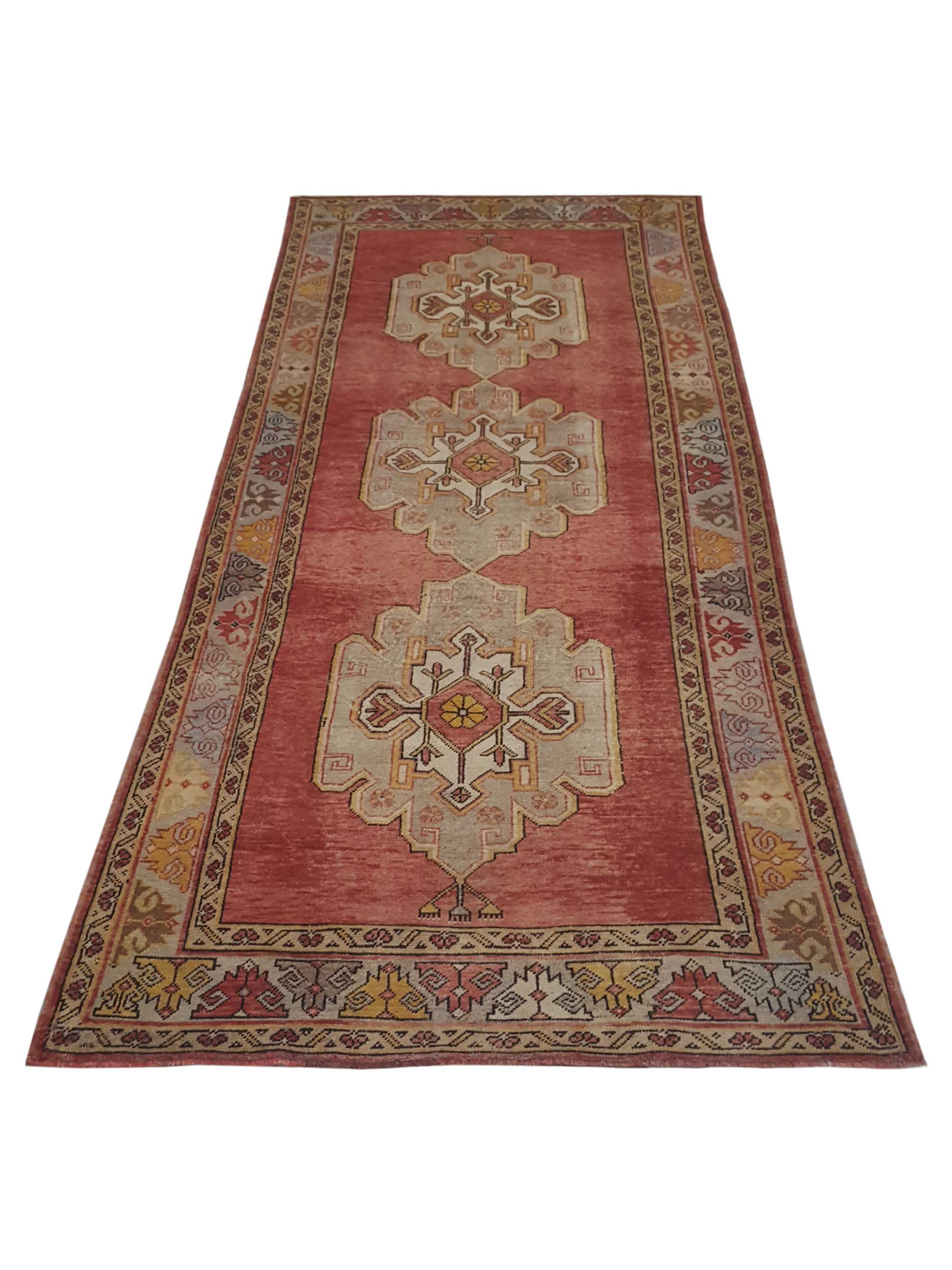 Anatolia Hand Knotted Orange 5x12 - Image 3 of 4