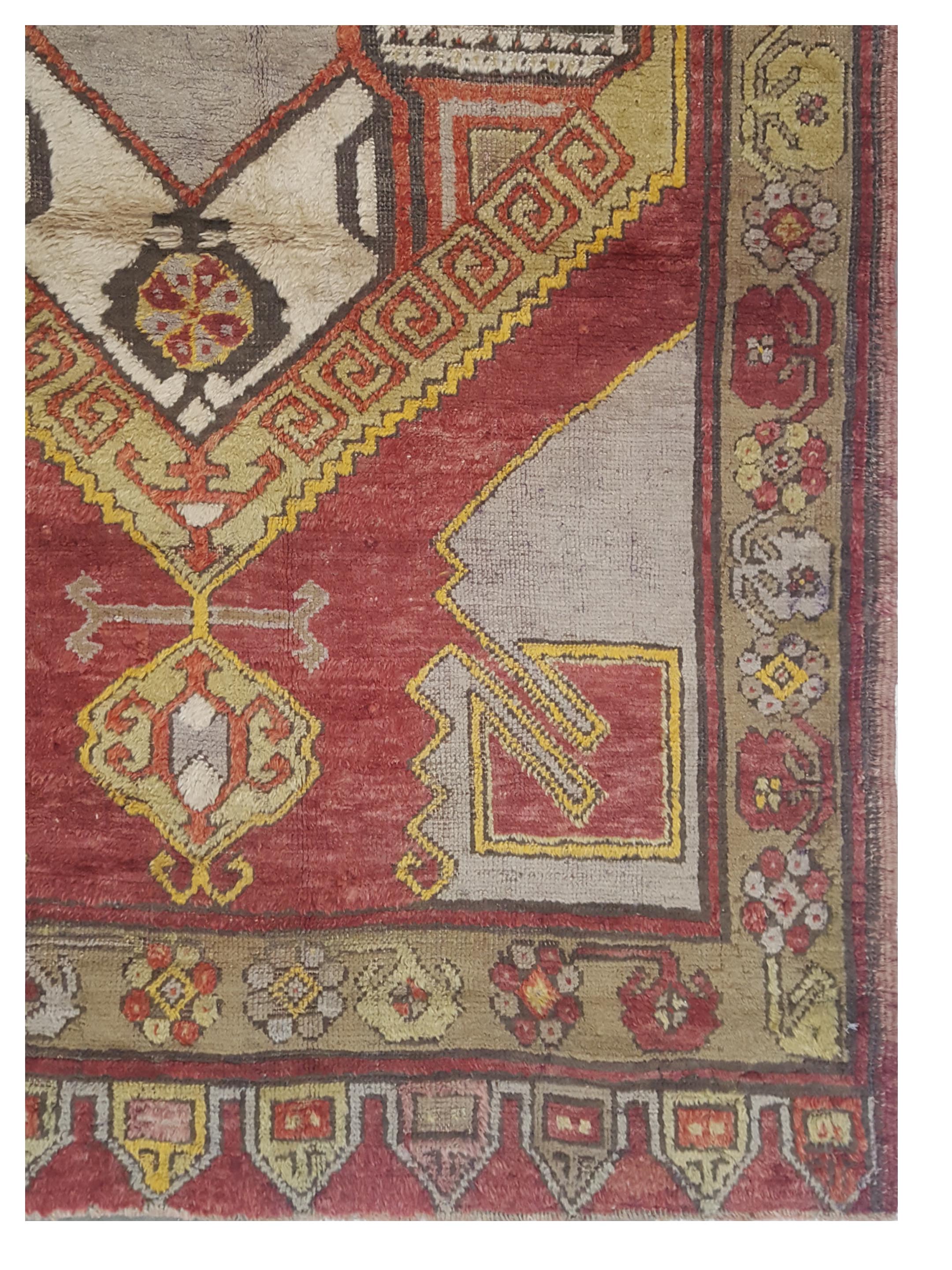 Karapinar Hand Knotted Orange 4x12 - Image 2 of 4