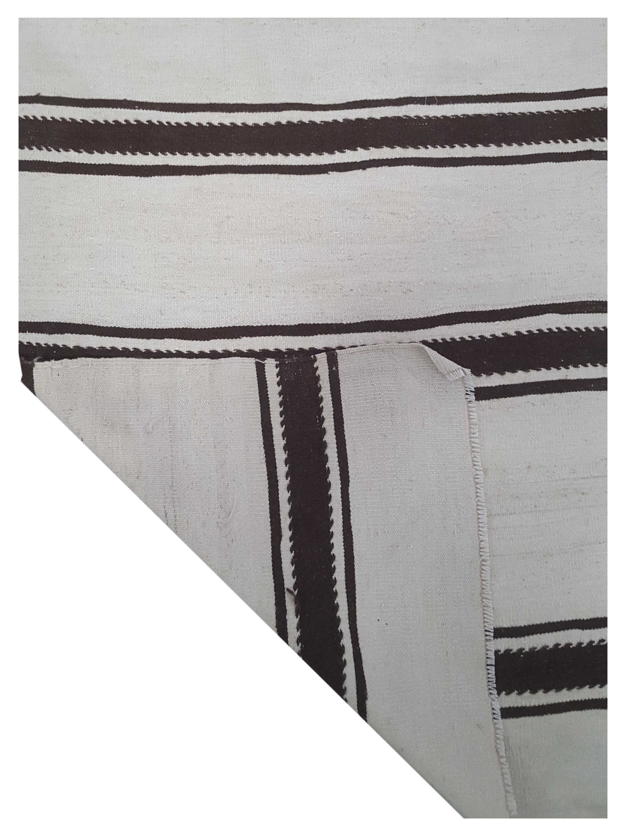 Vintage Kilim Hand Woven Ivory 2.6x21 - Image 3 of 3