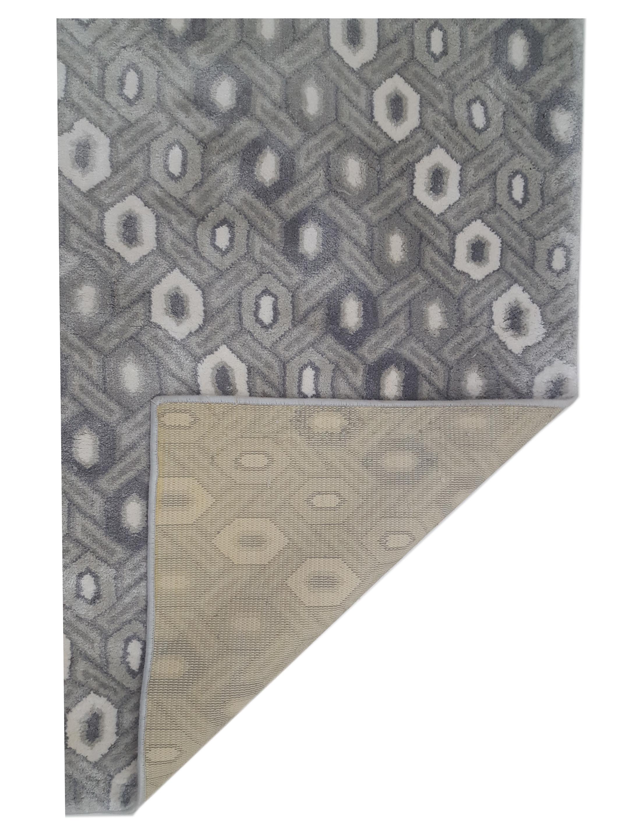 Lux Wilton Lt.Grey 5x8 - Image 4 of 5