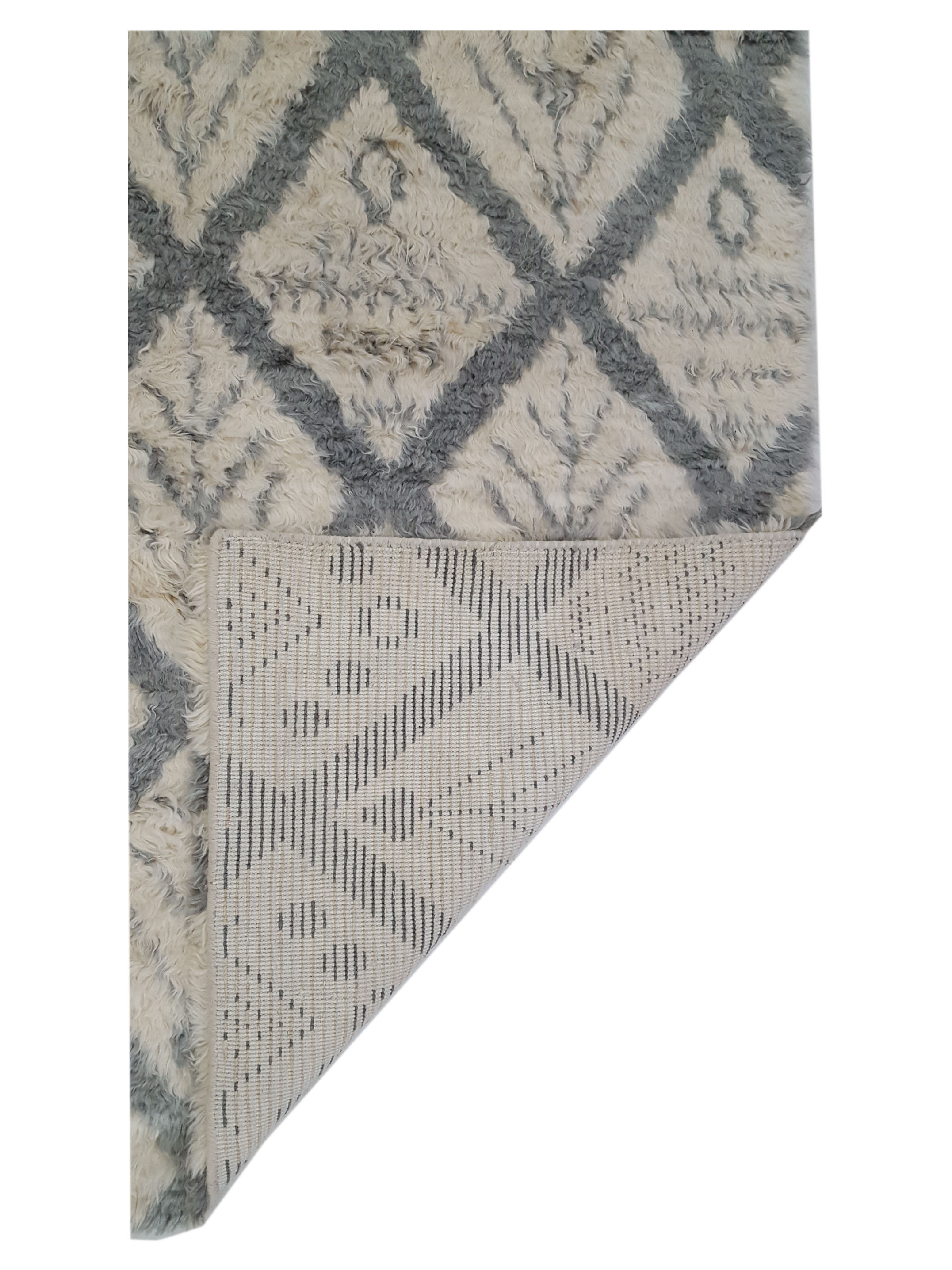 Moroccan Hand Knotted Ivory - Image 2 of 6