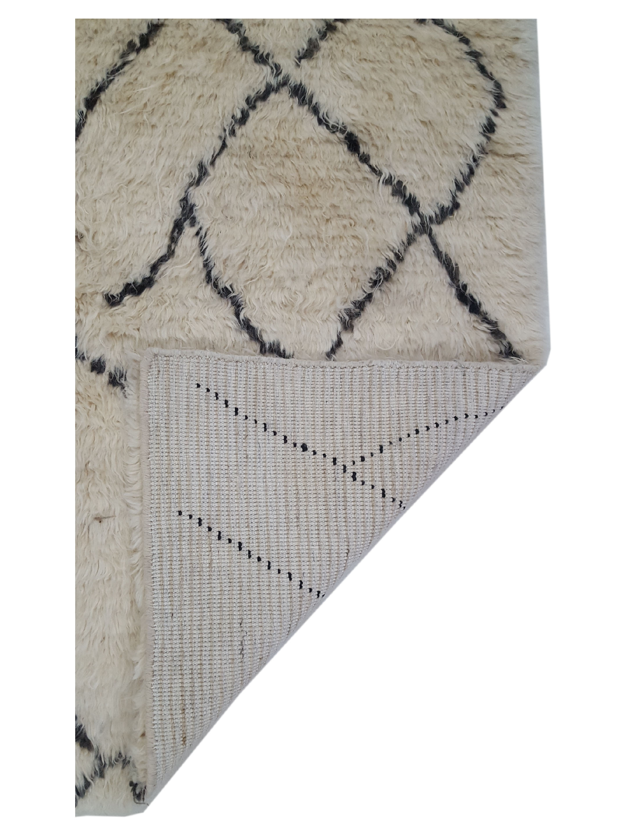 Moroccan Hand Knotted Ivory - Image 2 of 6