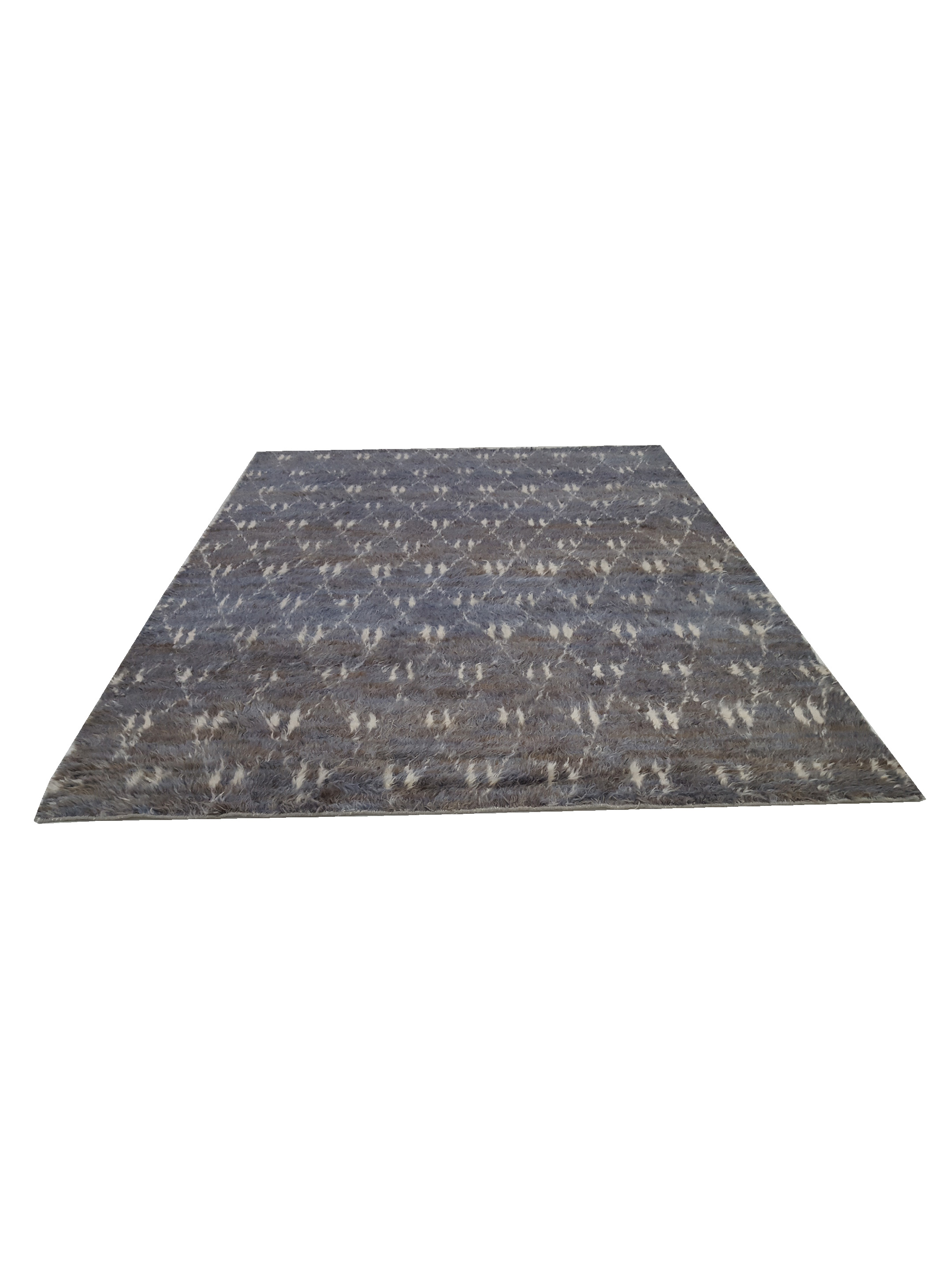 Moroccan Hand Knotted Grey
