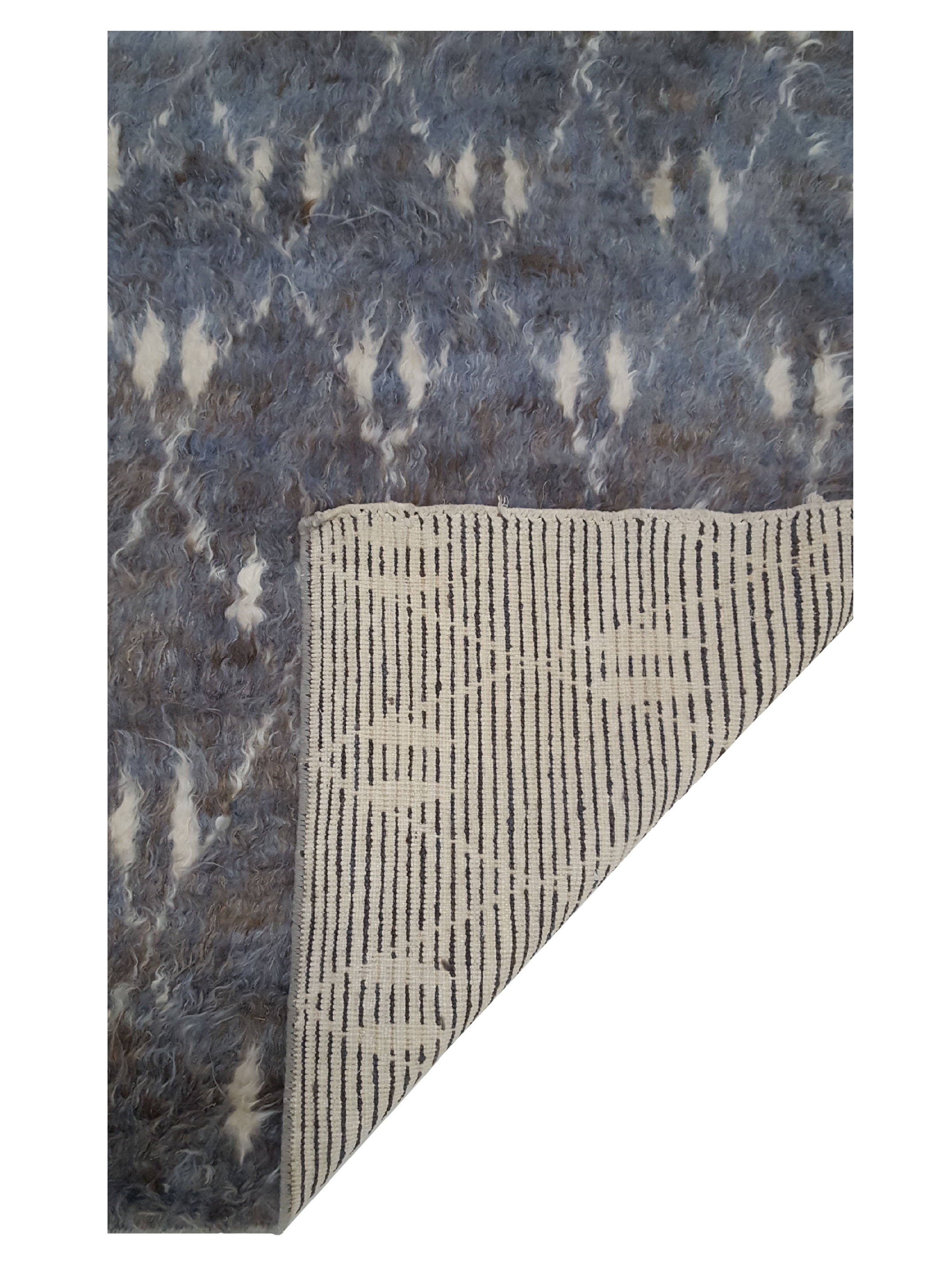 Moroccan Hand Knotted Grey - Image 2 of 6