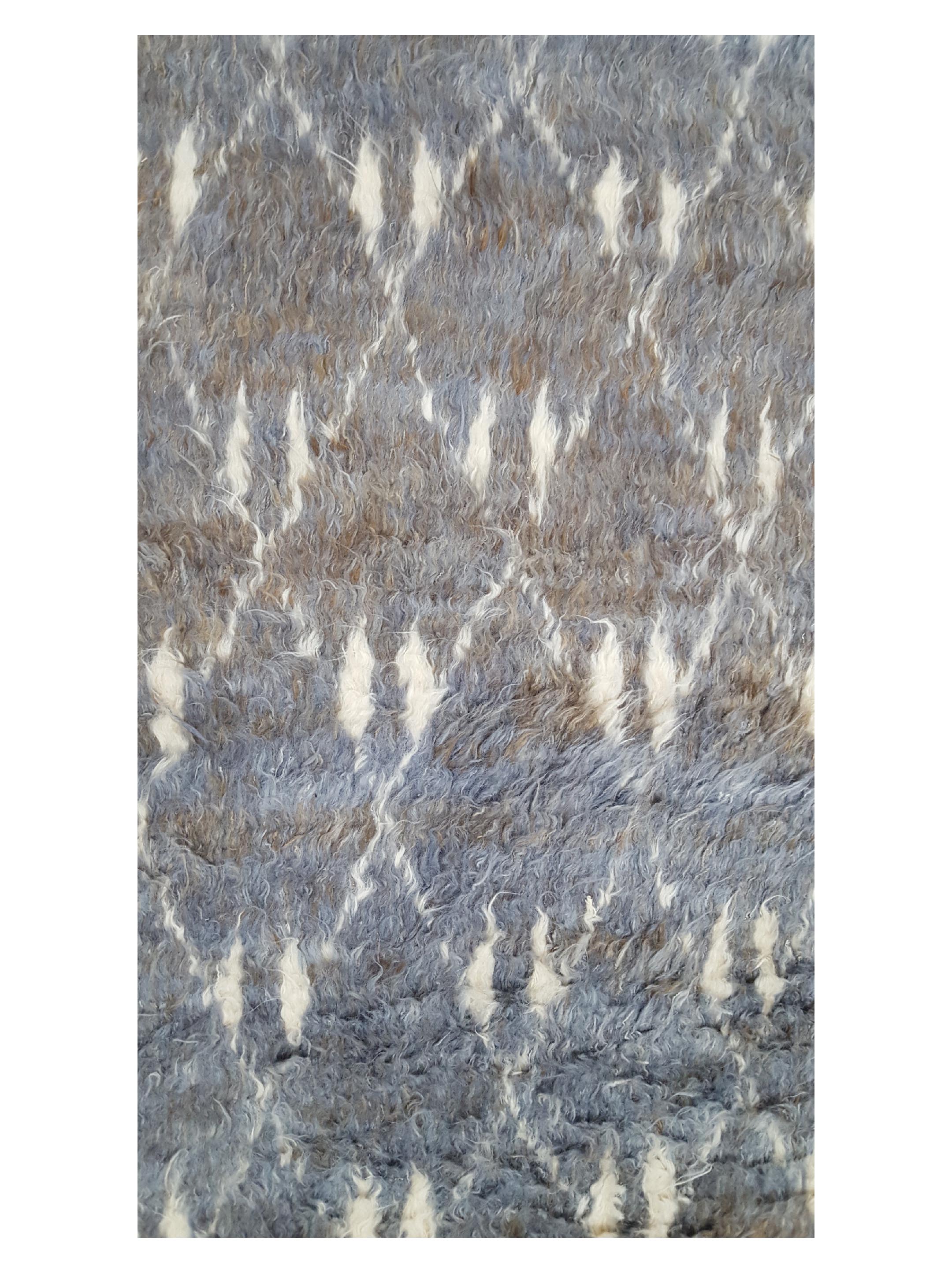Moroccan Hand Knotted Grey - Image 4 of 6