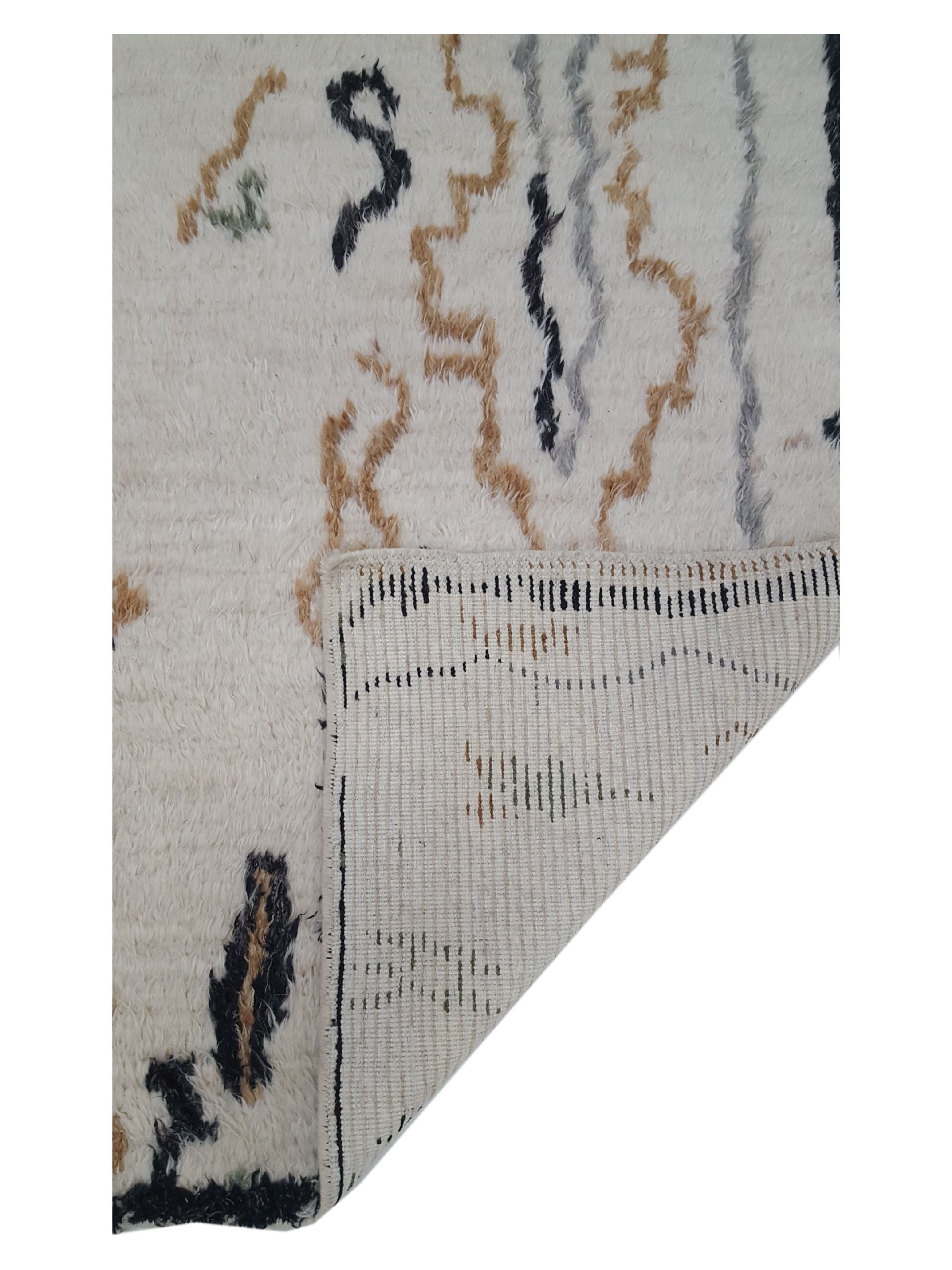Moroccan Hand Knotted Ivory - Image 2 of 6