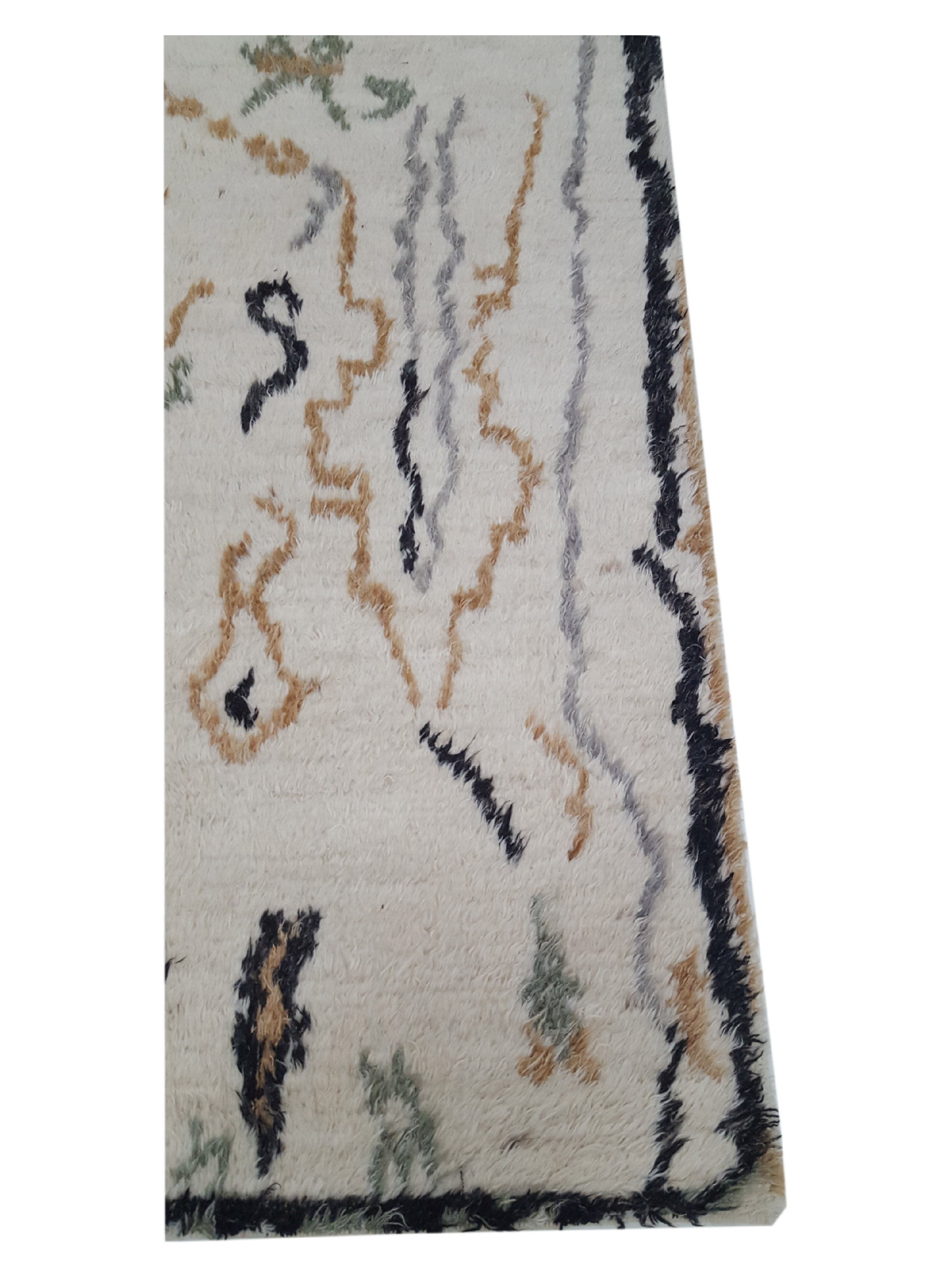 Moroccan Hand Knotted Ivory - Image 3 of 6