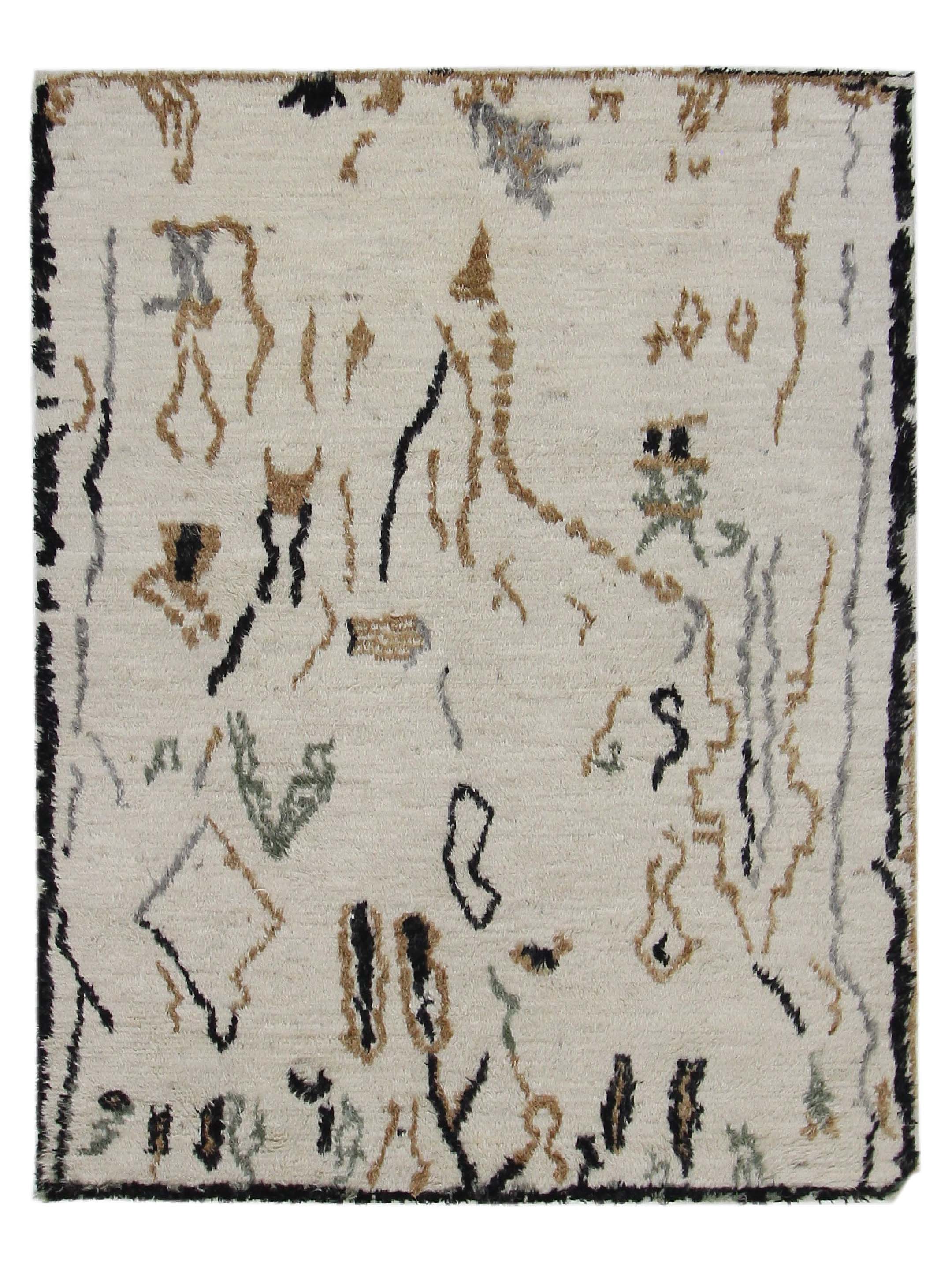 Moroccan Hand Knotted Ivory - Image 6 of 6