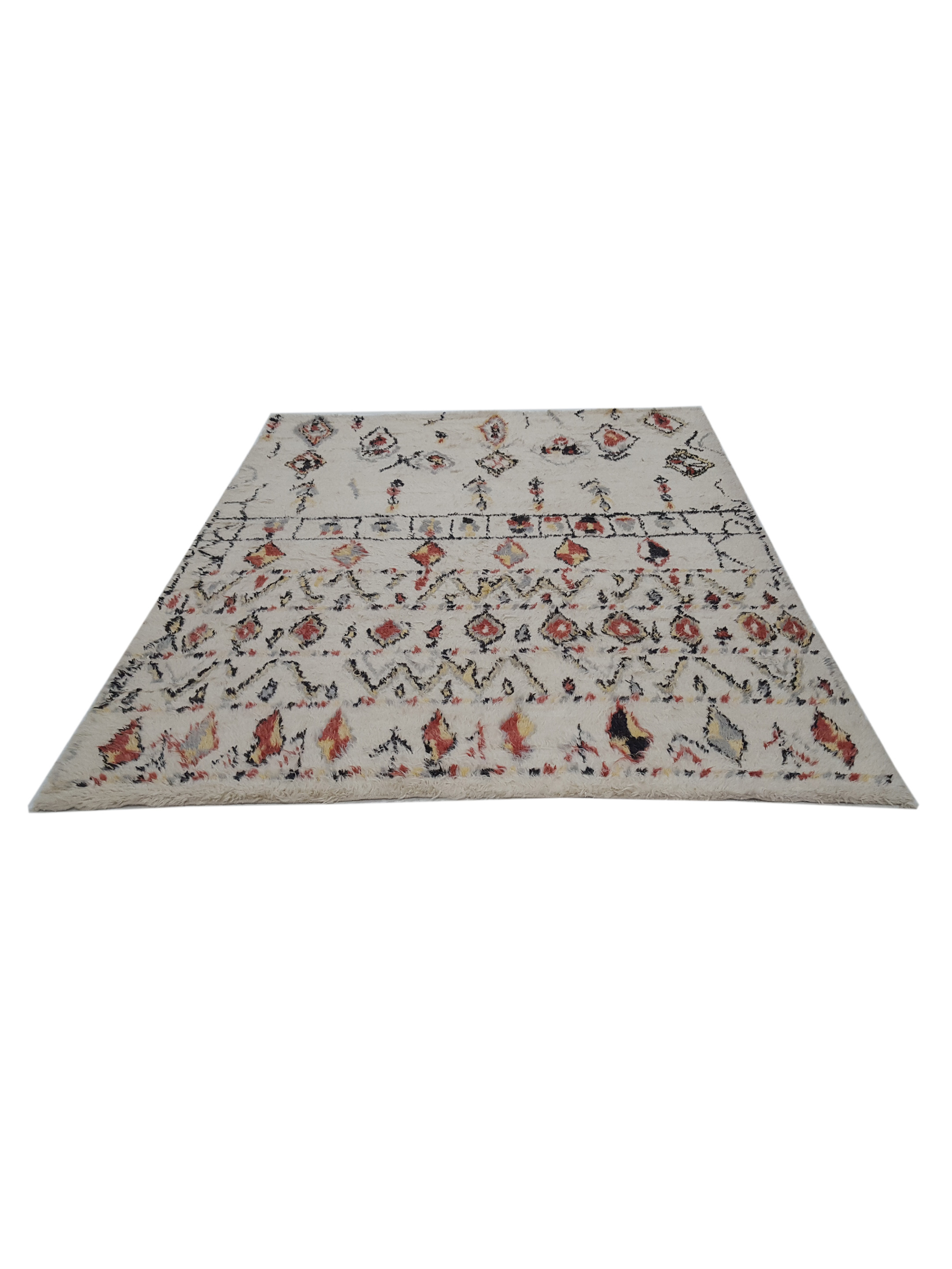 Moroccan Hand Knotted Ivory