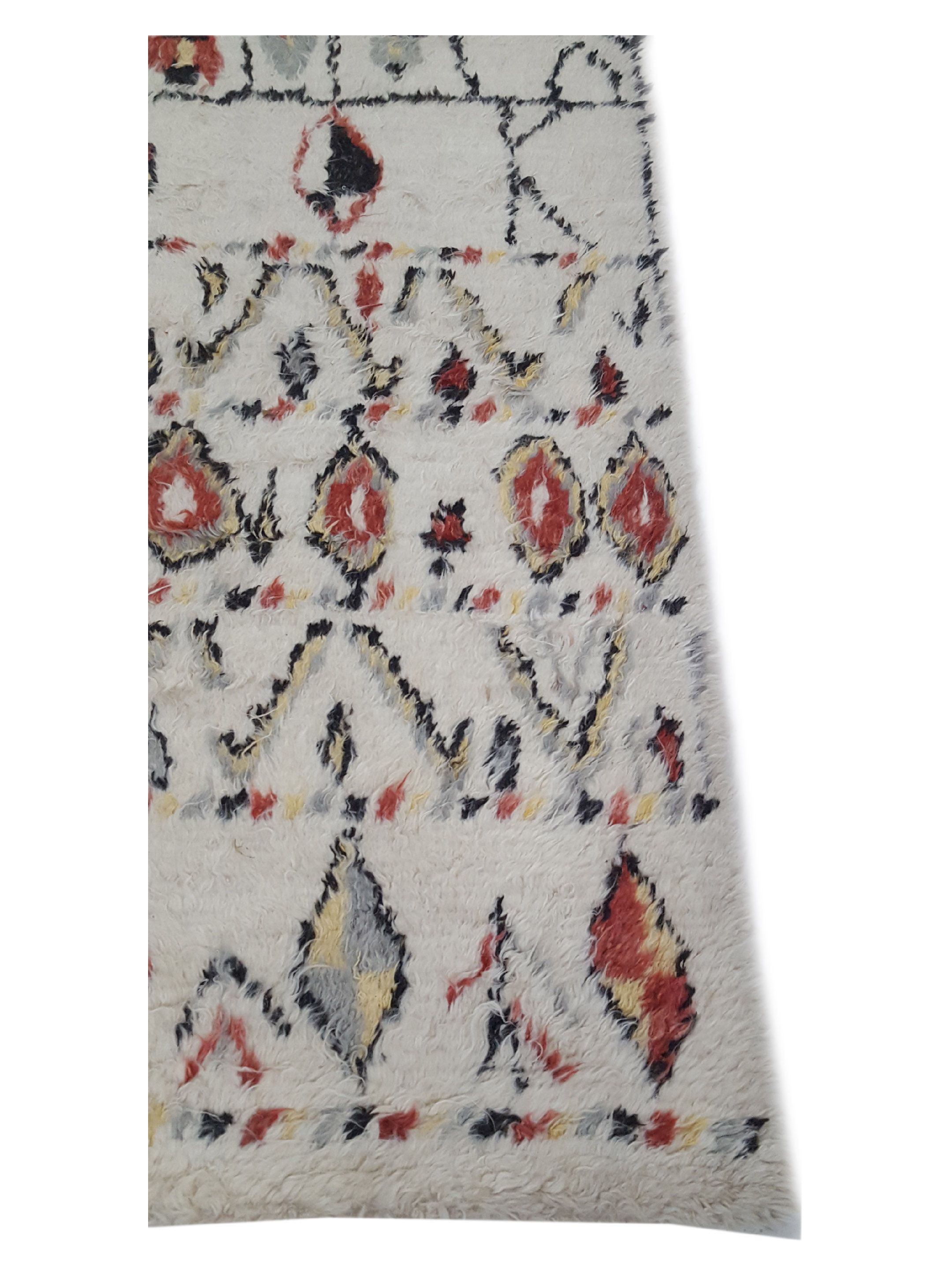 Moroccan Hand Knotted Ivory - Image 3 of 6