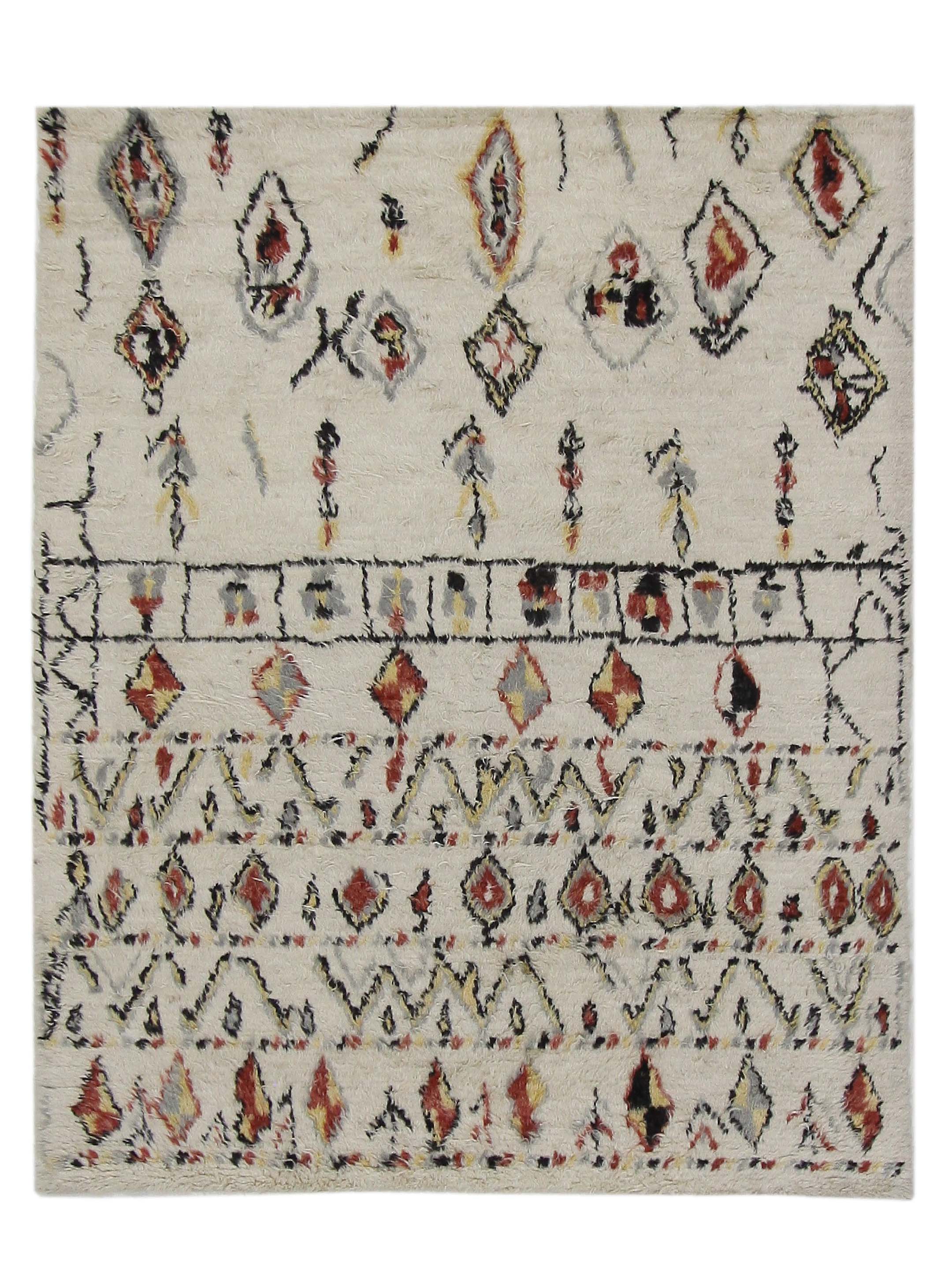 Moroccan Hand Knotted Ivory - Image 6 of 6