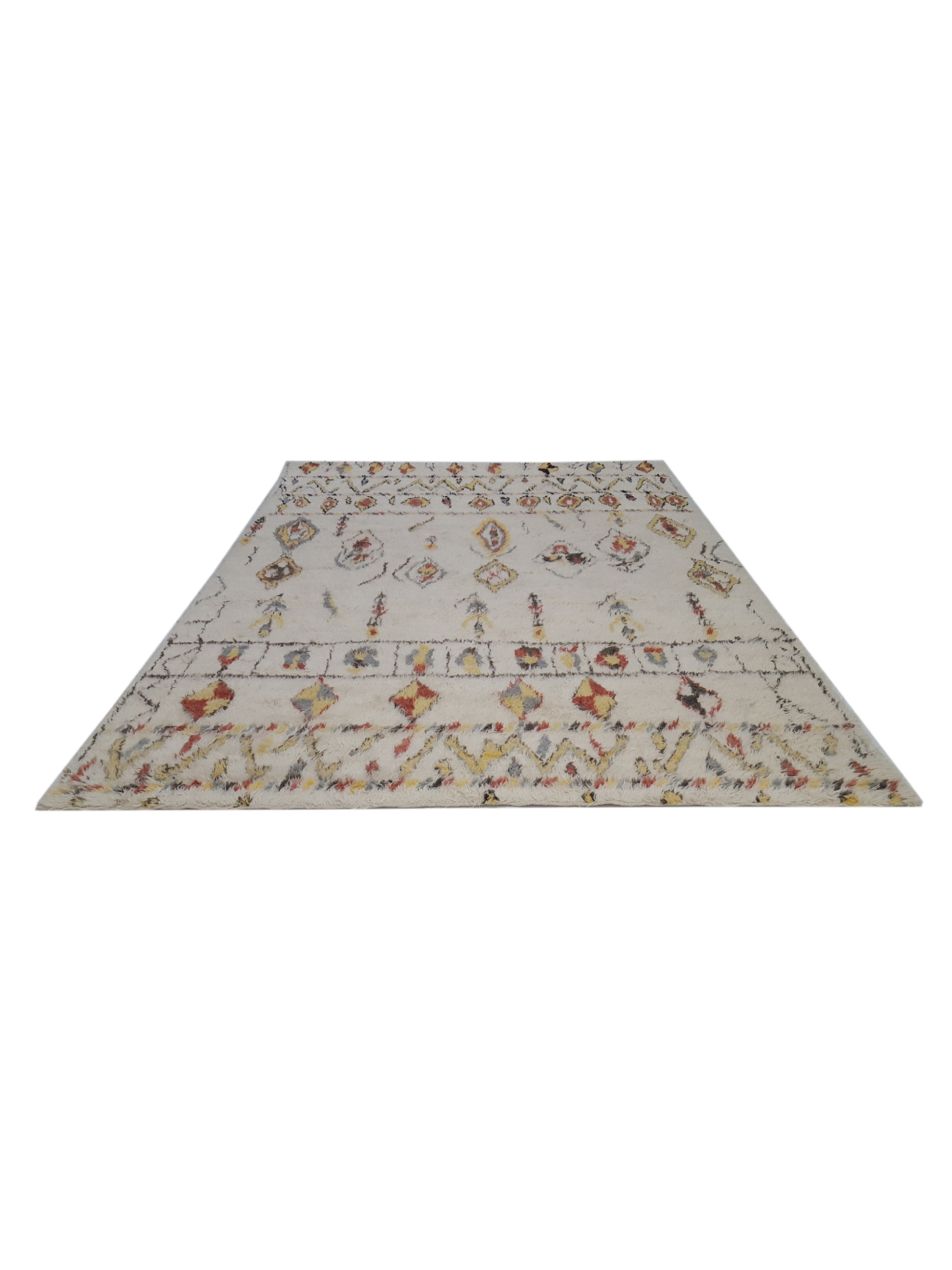 Moroccan Hand Knotted Ivory