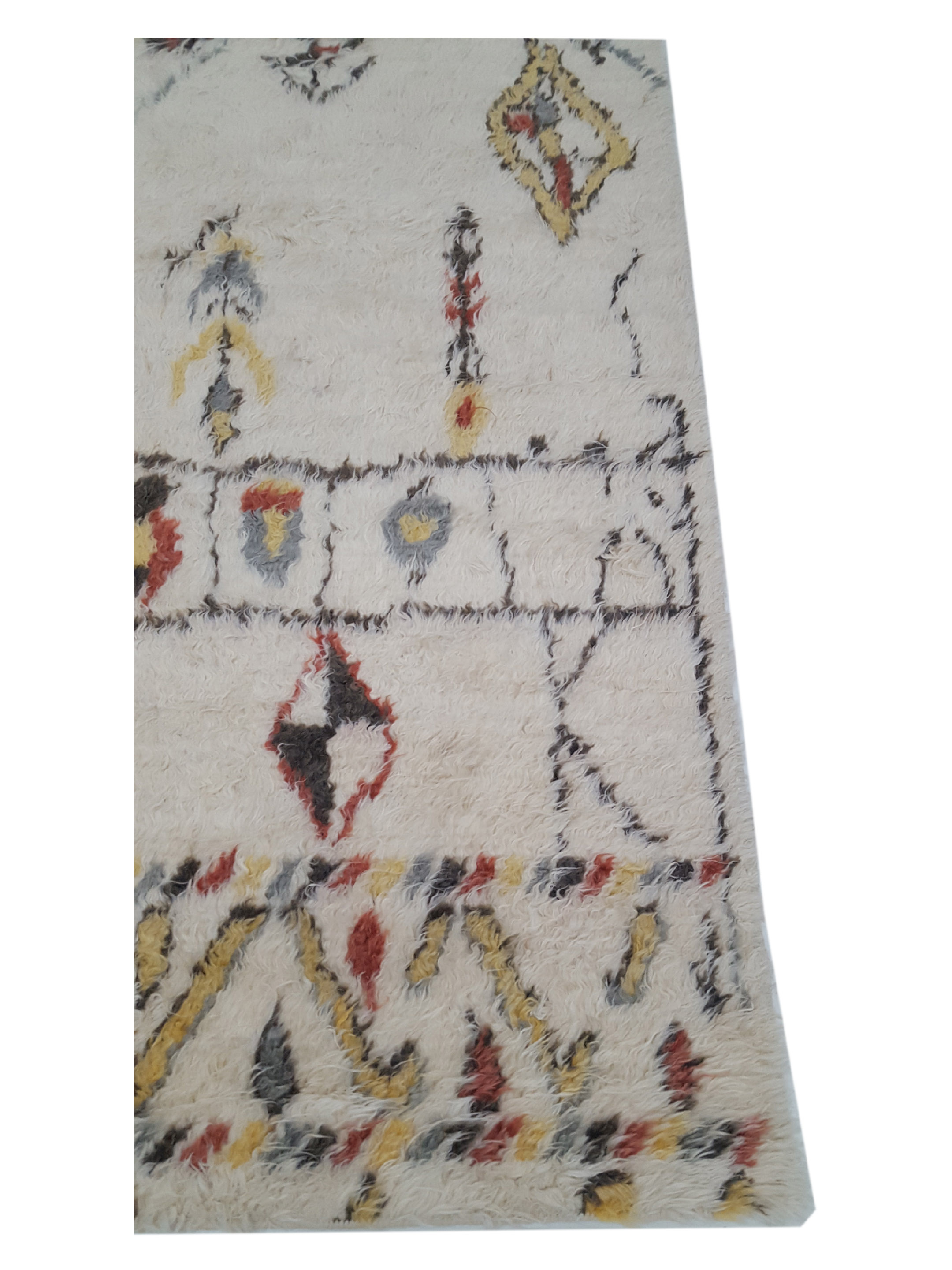 Moroccan Hand Knotted Ivory - Image 3 of 6