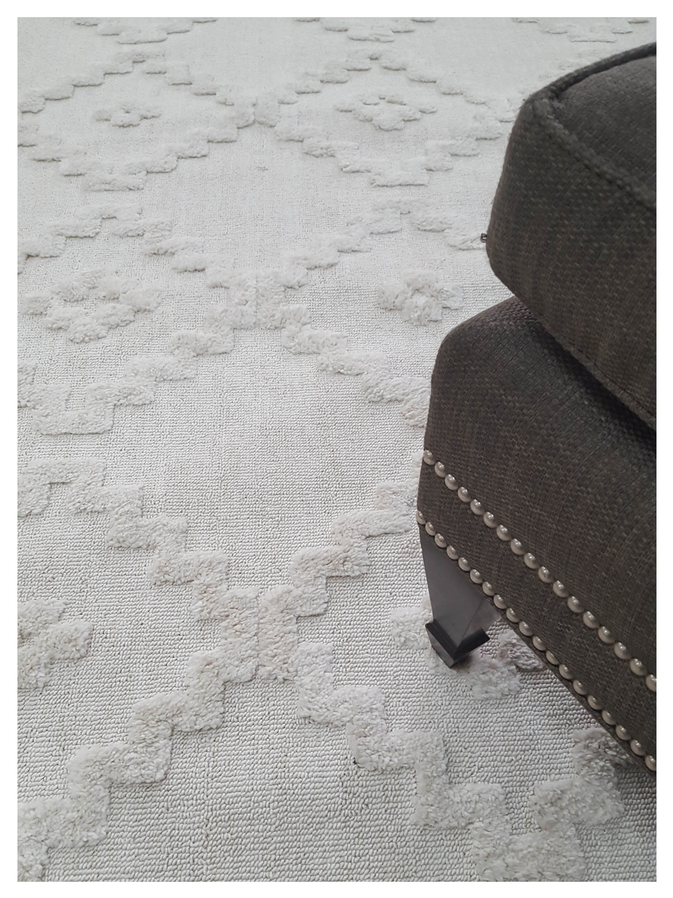 Moroccan Fes Power Loom Ivory - Image 8 of 8