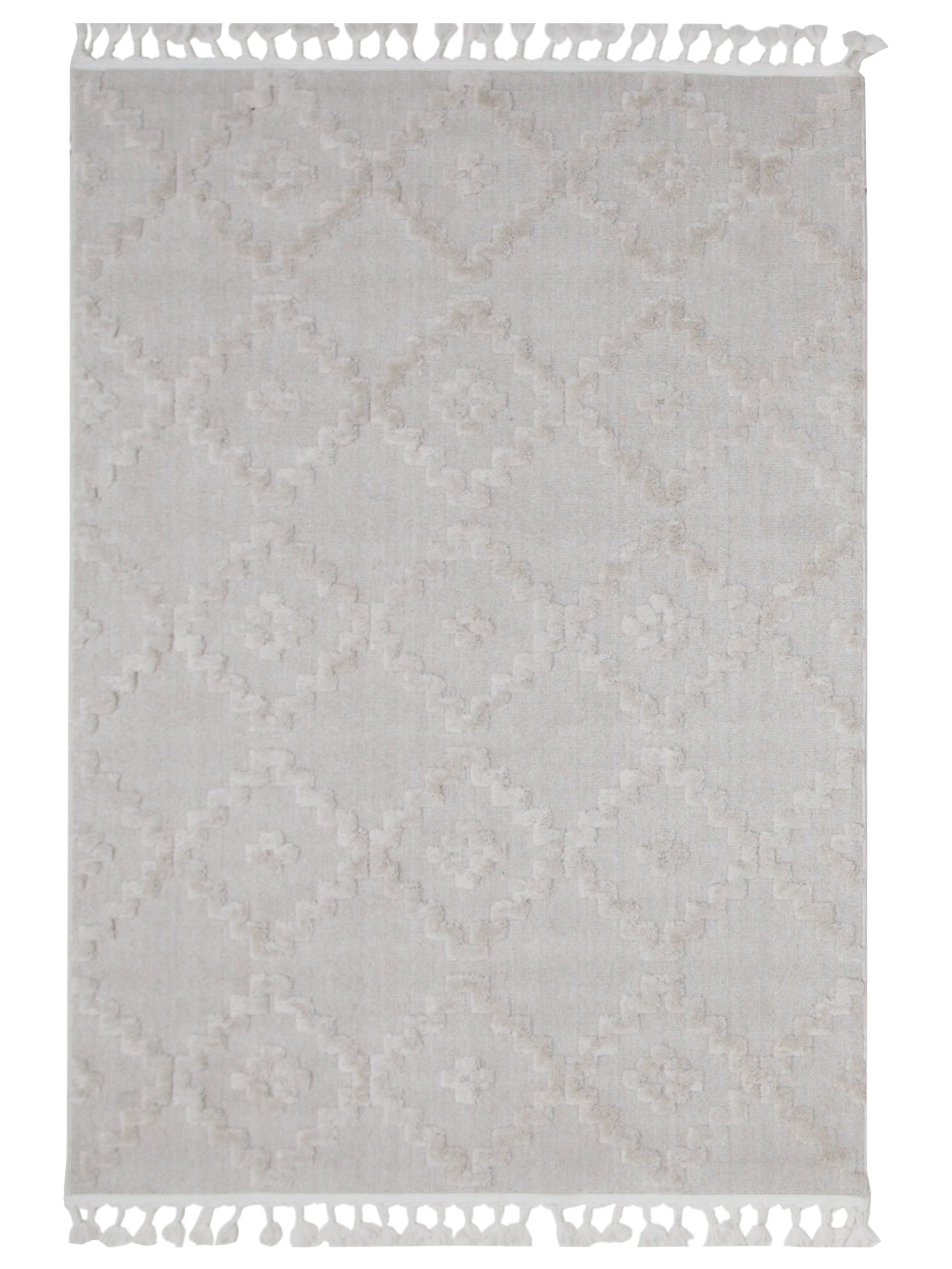 Moroccan Fes Power Loom Ivory