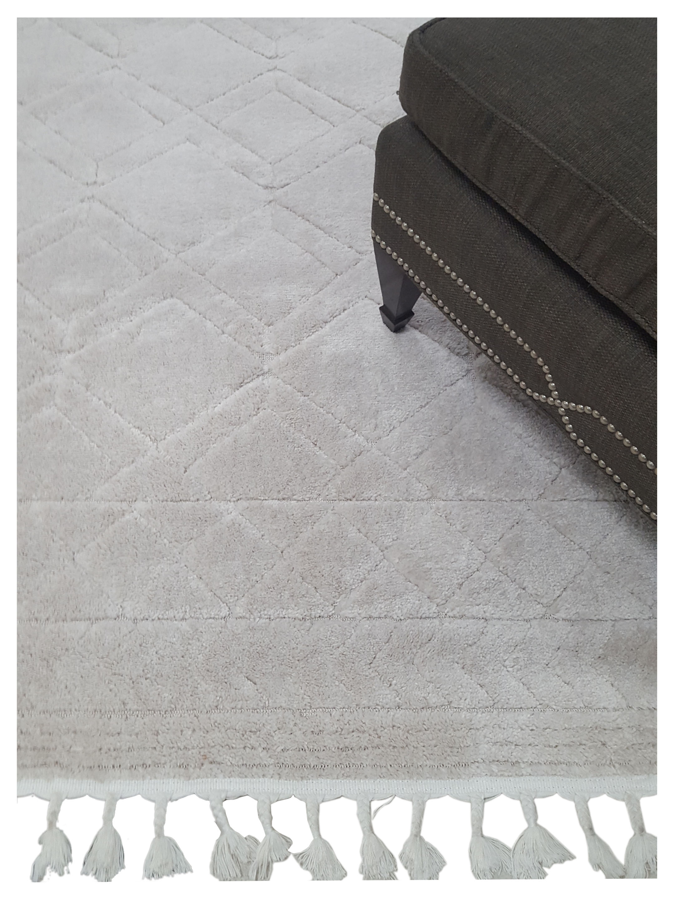 Moroccan Fes Power Loom Ivory - Image 6 of 7