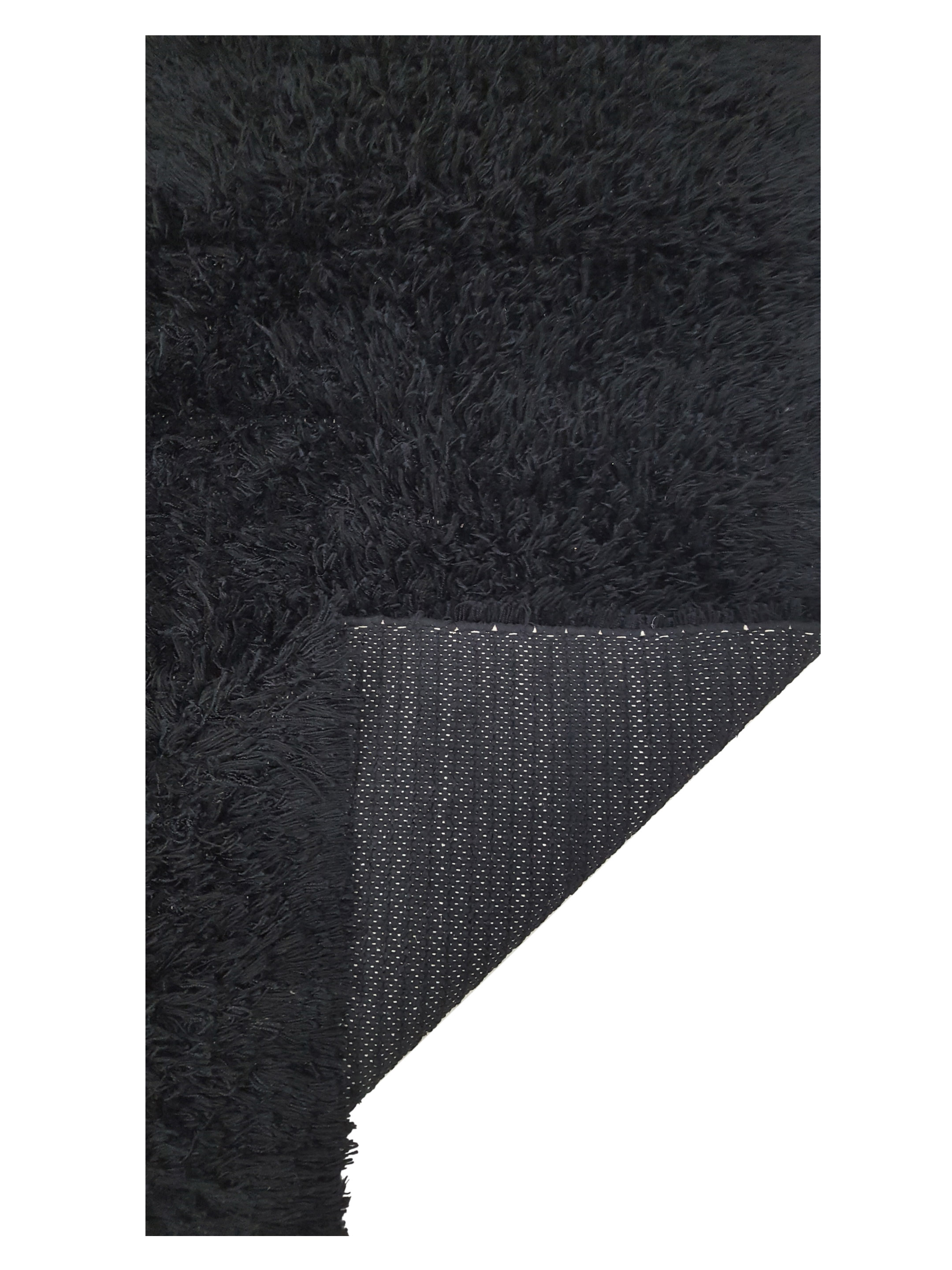 Shag Hand Woven Black - Image 2 of 6