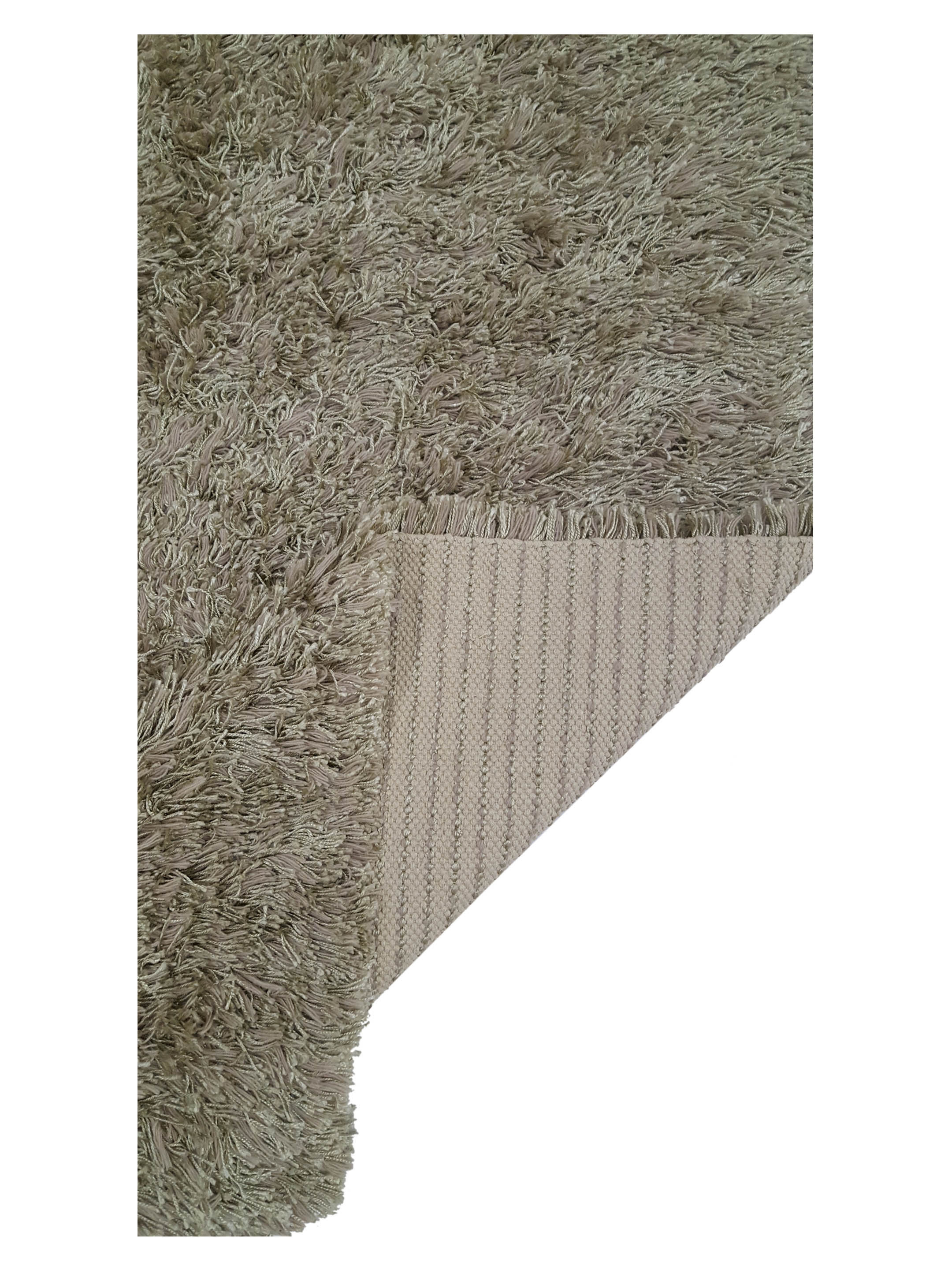 Shag Hand Woven Olive - Image 2 of 6