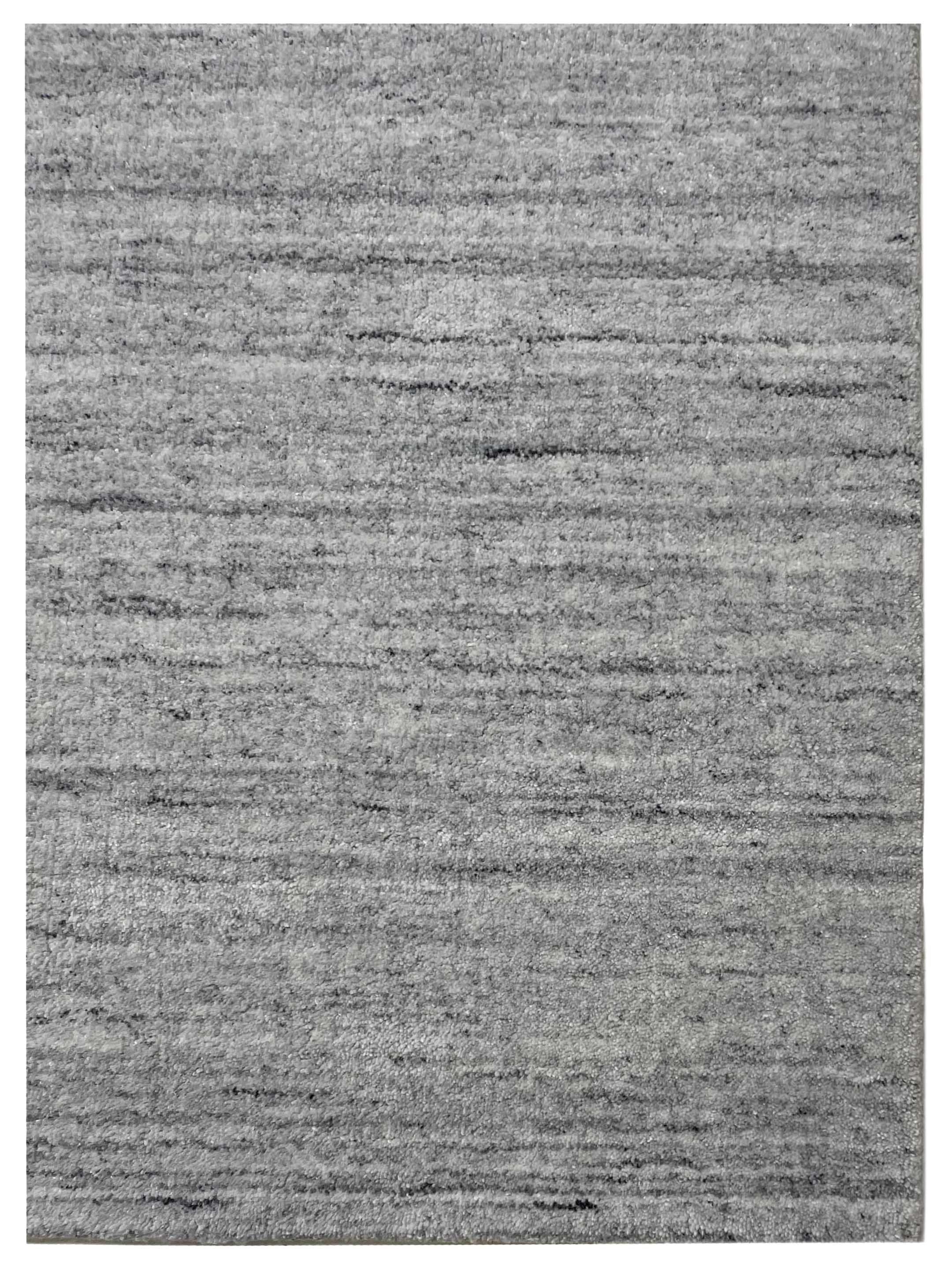 Soho Hand Knotted Silver 8x10 - Image 7 of 7